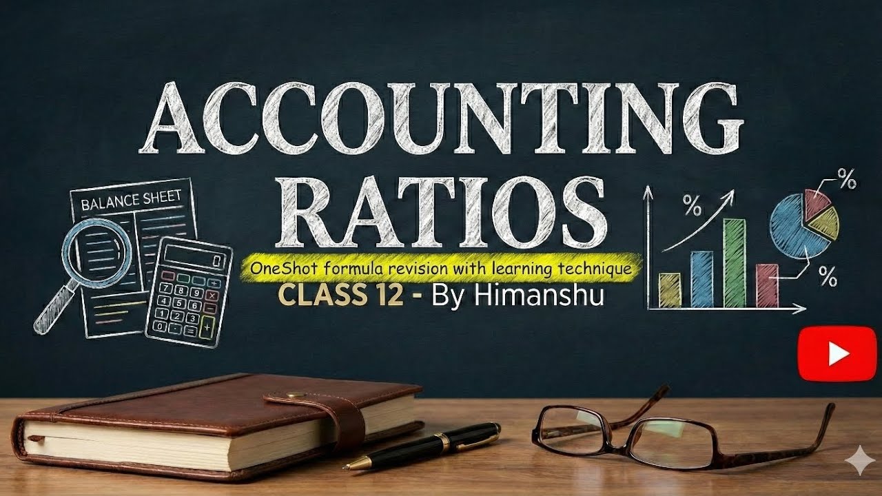 Class 12th | Accounting Ratio|One-Shot Revision|Complete formulas