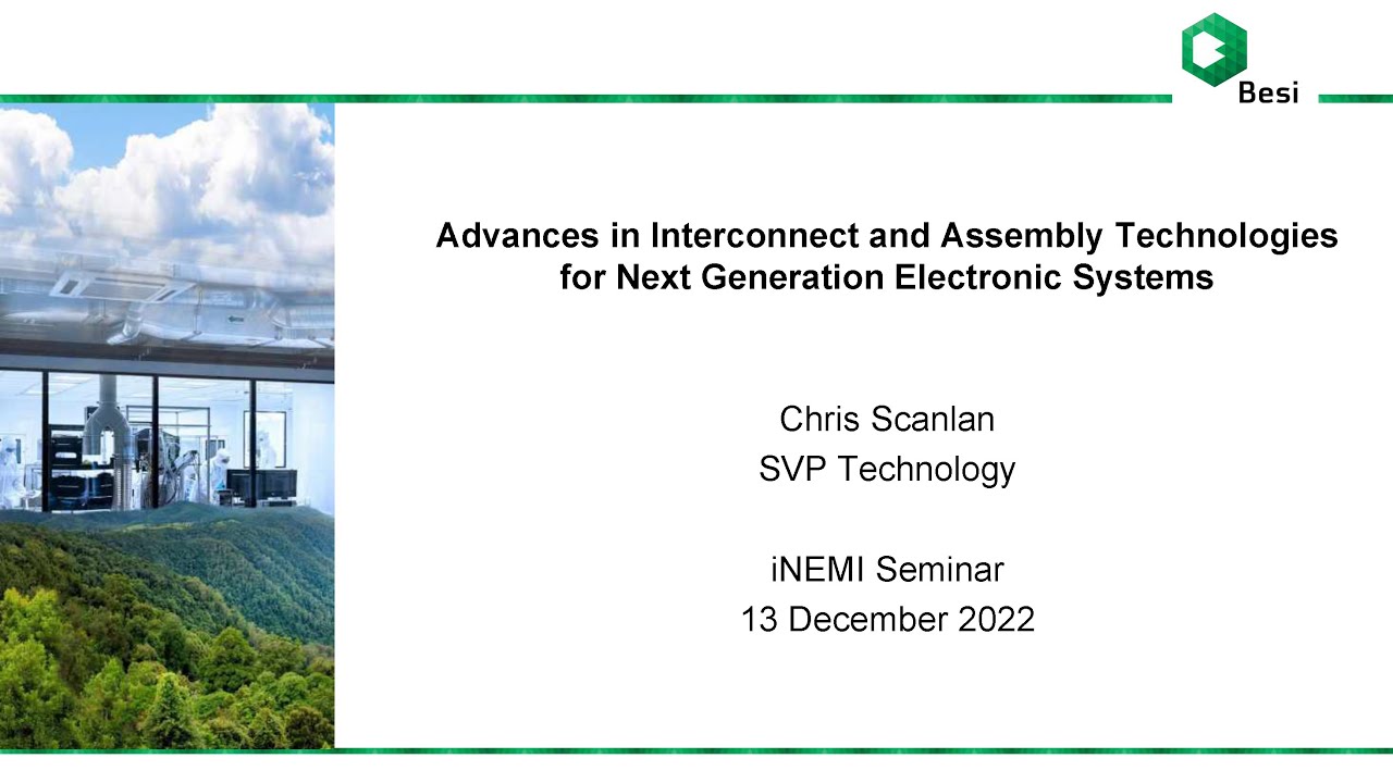 Advances in Interconnect & Assembly Technologies for Next Generation Electronic Systems