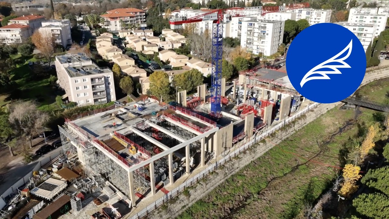 Visite des travaux bâtiment sport santé - Nouvelle Frayère