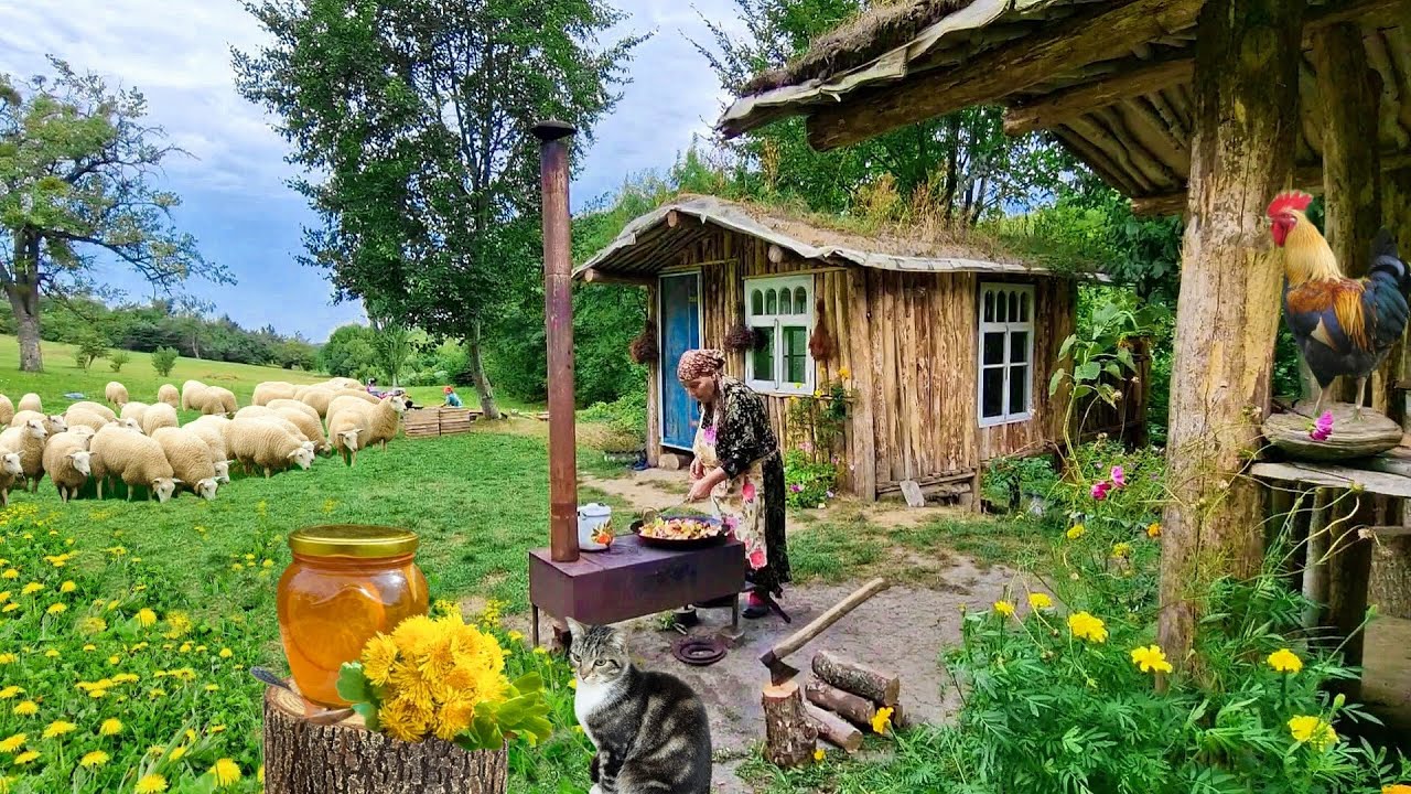 Лечебный и Очень Вкусный Мёд из Одуванчиков. Суп из Домашнего Йогурта с Горохом.