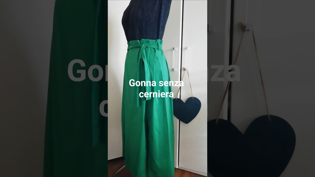gonna senza cerniera