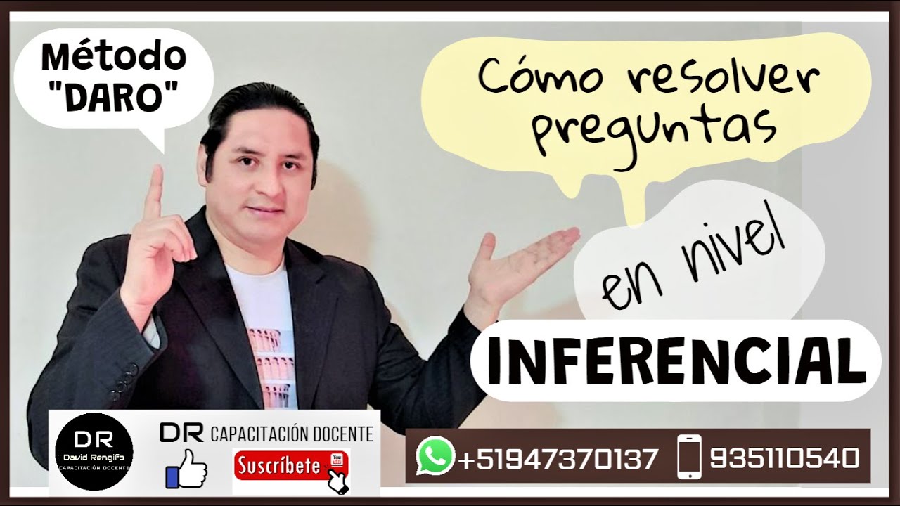 CÓMO RESOLVER PREGUNTAS EN NIVEL INFERENCIAL | COMPRESNIÓN LECTORA 2021