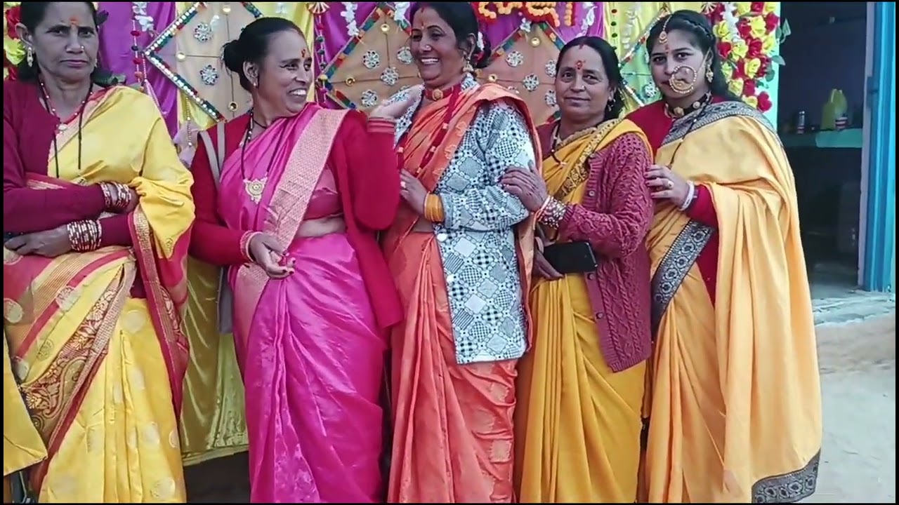 Hahado ki haldi ceremony,,,#poonam #pahad#viral videos #