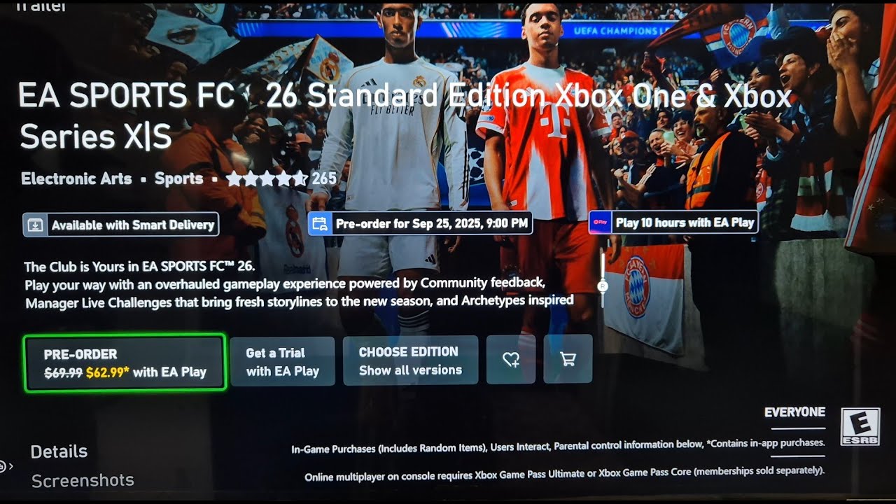 How To Download/Install EA FC 26 EA Play Free Trial On Xbox Series X/S/Xbox One (Game Pass Users)