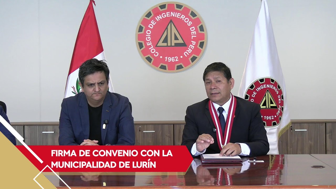 🔴#EnVivo | Firma de convenio entre el CIPLIMA y la Municipalidad de Lurín