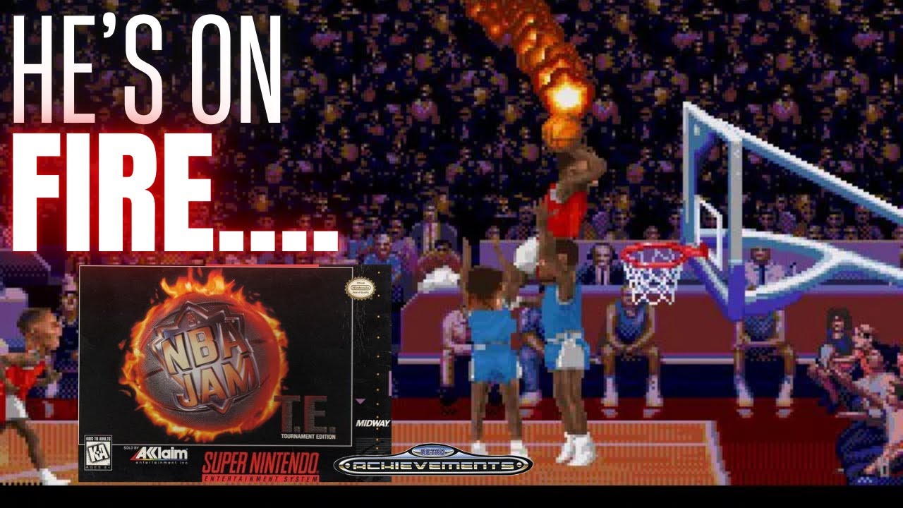 NBA JAM TE [SNES]  Retro Achievements 100% Run  Can We Break 150 Points?!