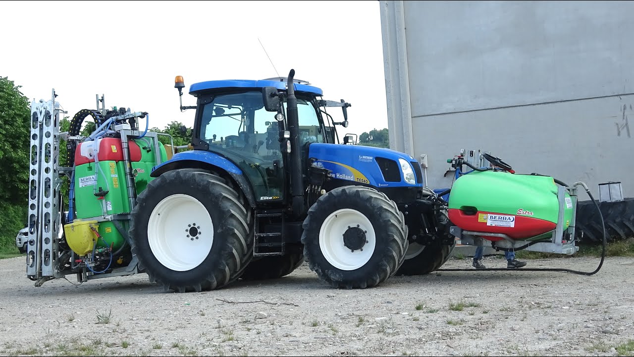 New Holland T6040 | Berra Maxi 18 m. + Extra | Diserbo soia