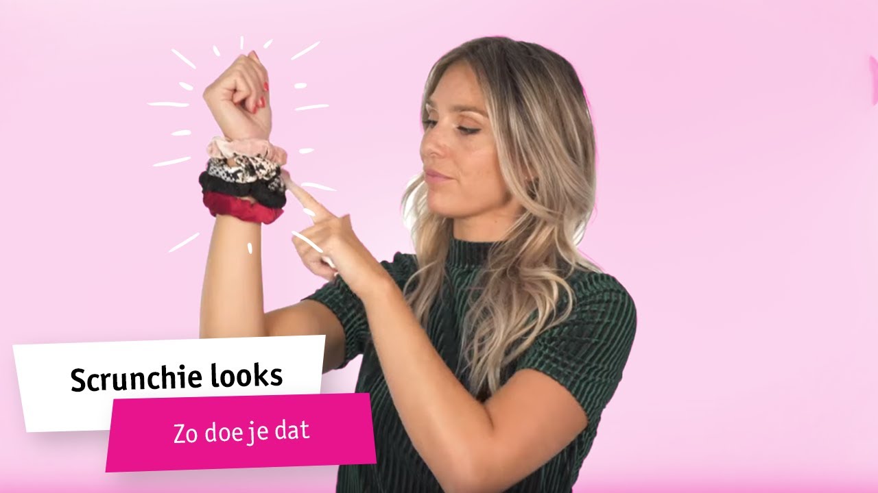 De 3 leukste beautylooks met een scrunchie | Zo doe je dat | Kruidvat