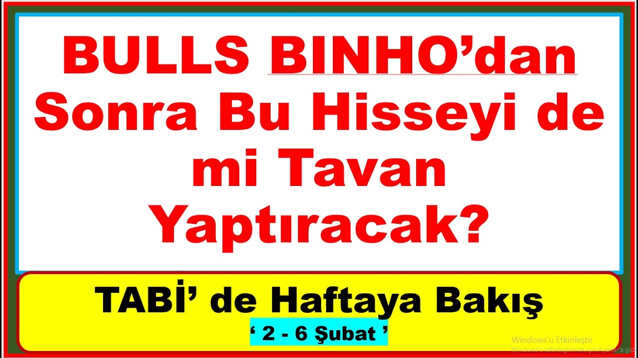 #TERA,#A1CAP,#INFO ve #BULLS Bu Hafta Alım ve Satım Yaptığı Hisseler