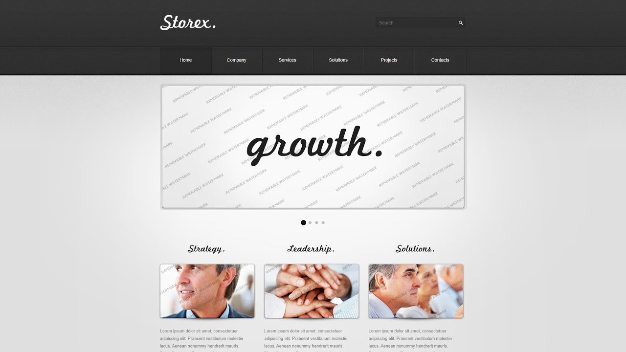 SEO Website Responsive Website Template - 41180