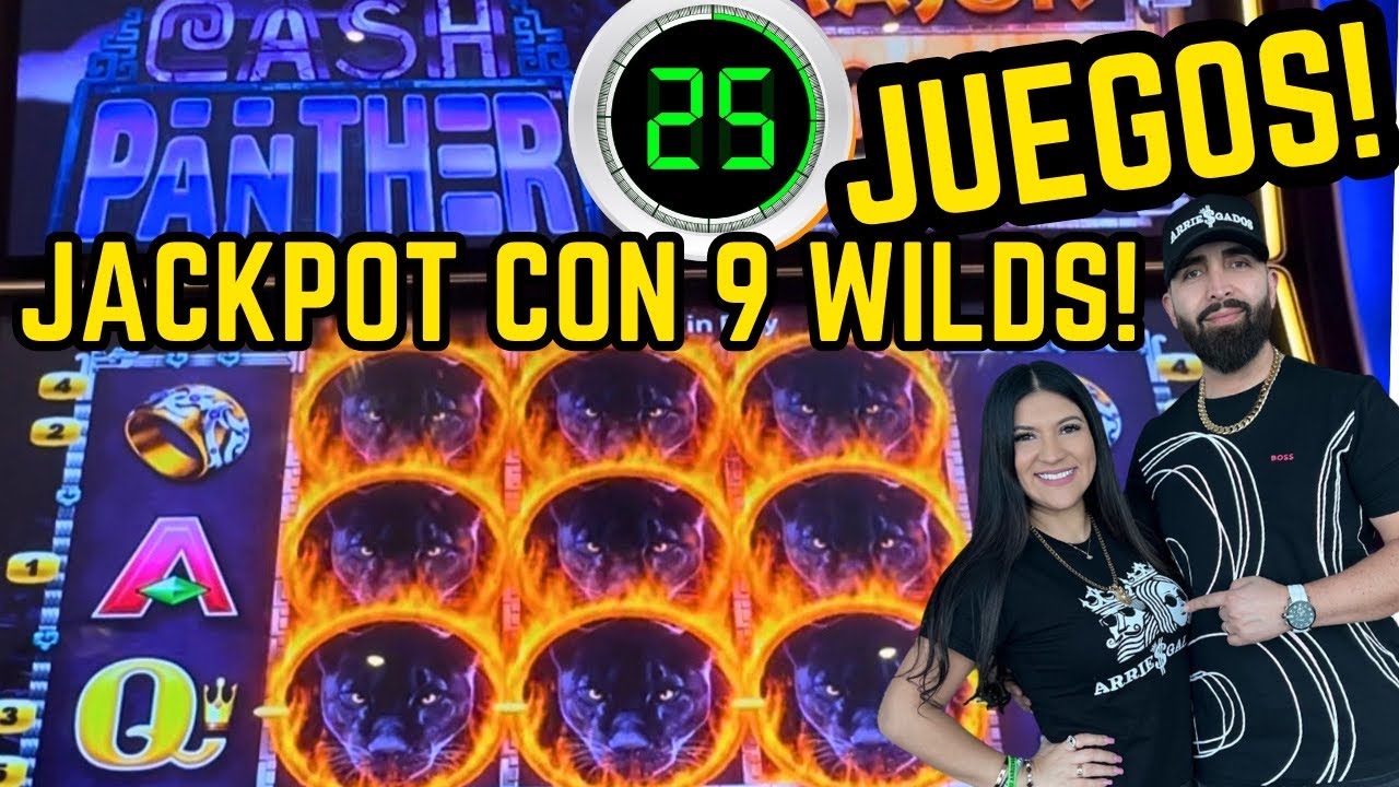 🐆 25 JUEGOS Y TODOS LOS WILDS POSIBLE EN CASH PANTHER SLOT MACHINE !