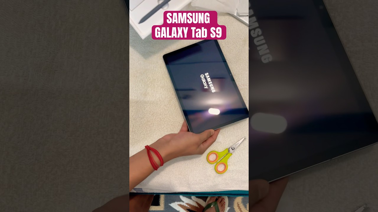 Unboxing Samsung Galaxy Tab S9 FE 27.69 cm #samsung #samsunggalaxy #amazon #amazonfinds #gadgets
