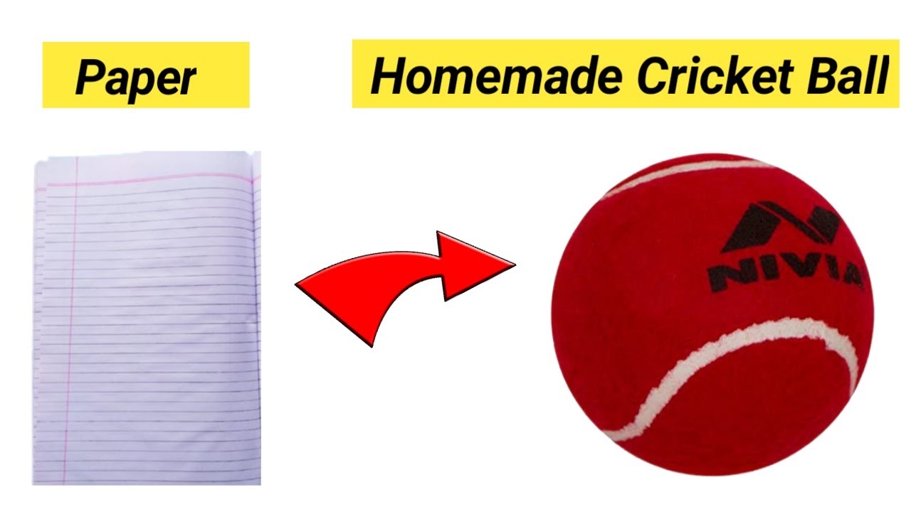 How to Make Cricket Ball With Paper at Home | How to Make Cricket Ball | Cricket Ball Kaise Banaye