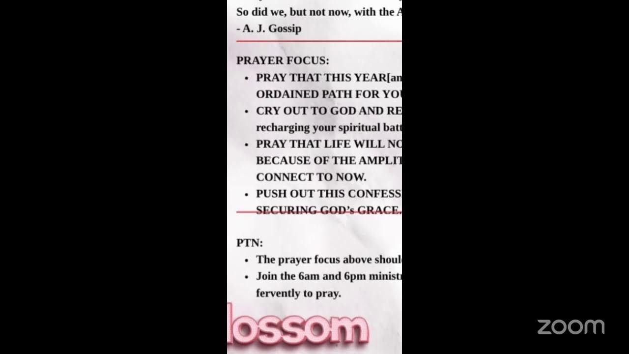 VPWM - FEBRUARY SPIRITUAL EMPHASIS