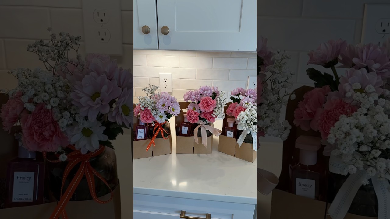 Mother&rsquo;s Day gift idea🌸🎀💗💐 #mothersday #aesthetic #pink #giftideas #giftsforher