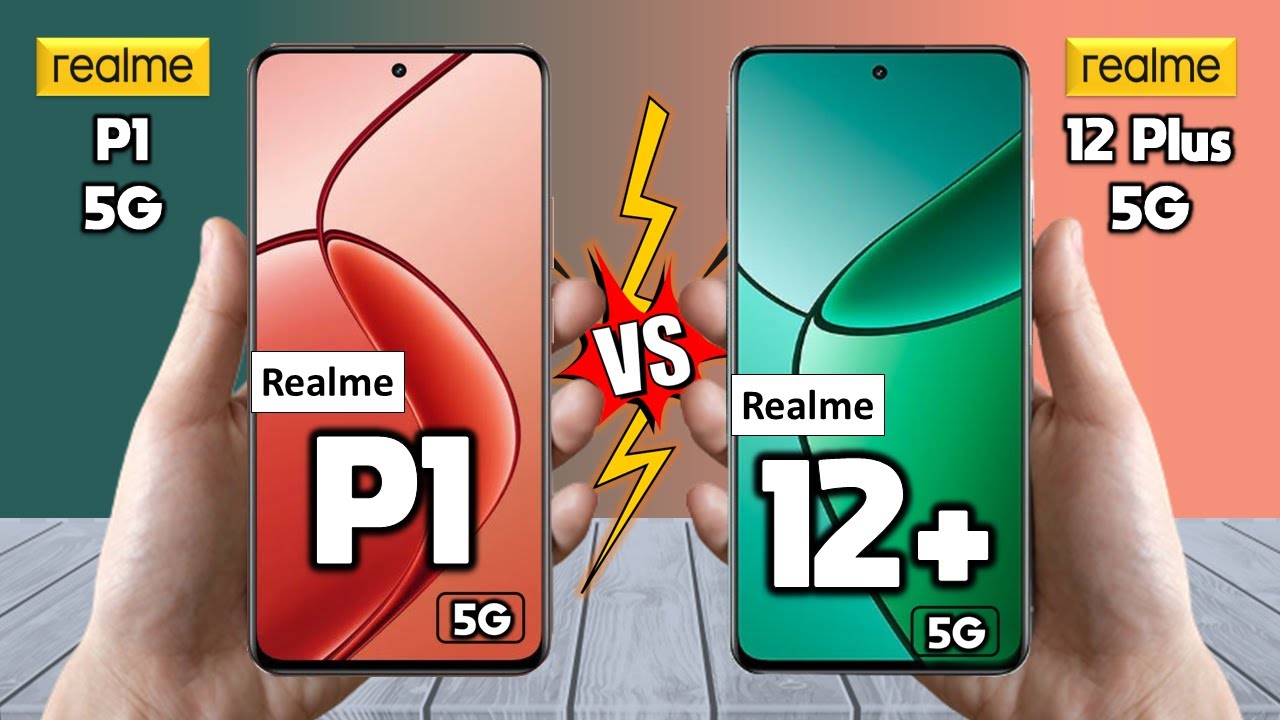 Realme P1 Vs Realme 12 Plus - Full Comparison 🔥 Techvs