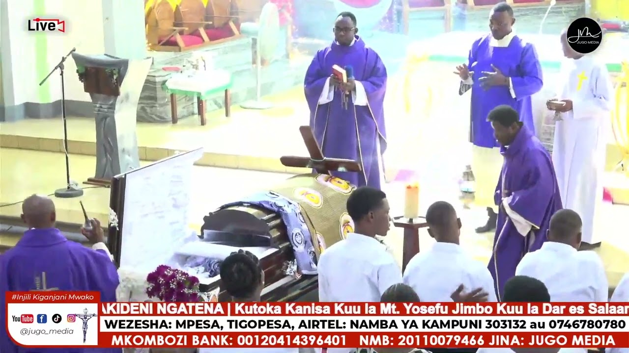 Padre Mosses Ochogo, Akiongoza Sala ya Buriani | Kanisa Kuu la Mt. Yosefu Jimbo Kuu DSM.