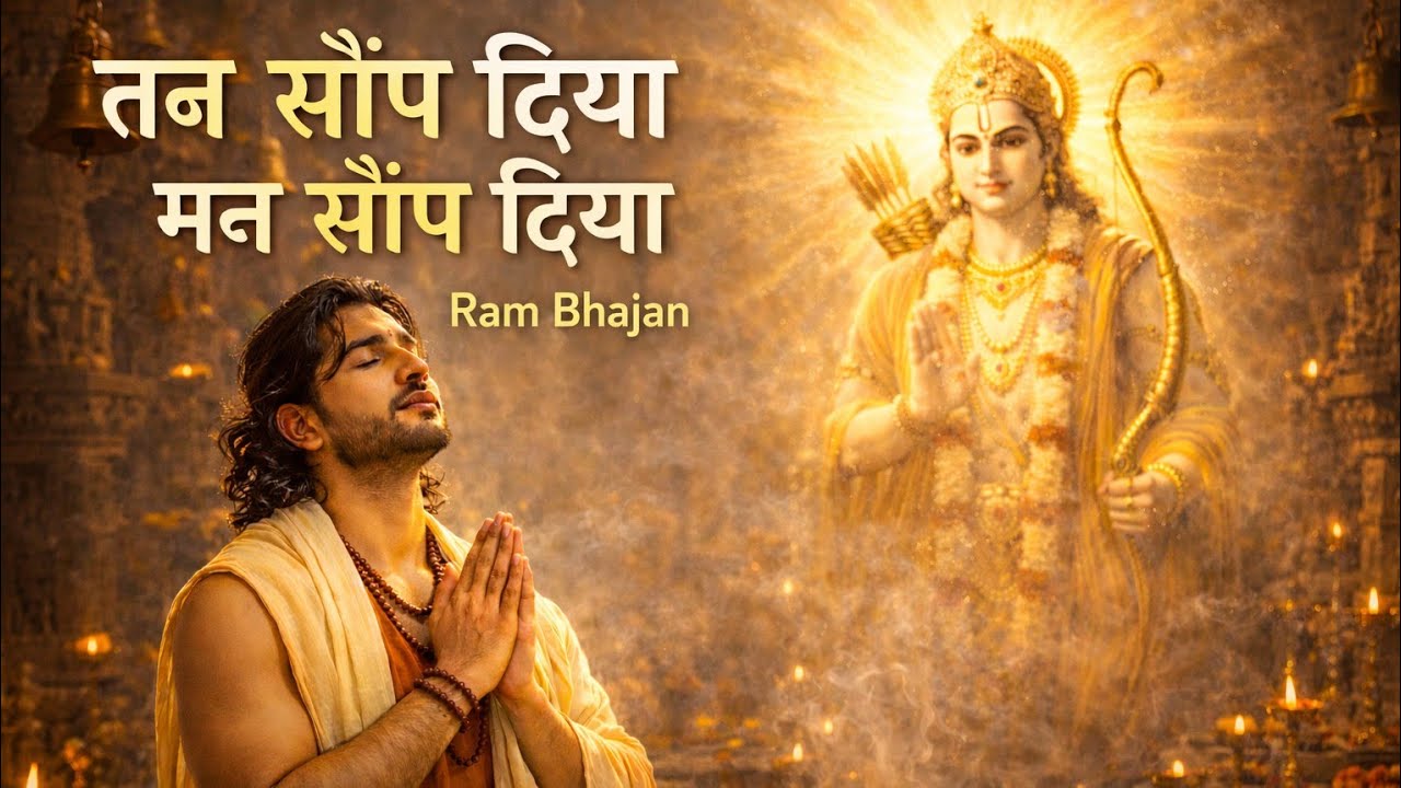 तन सौंप दिया मन सौंप दिया | Heart Touching Ram Bhajan 🙏 | #rambhakti #bhaktisong #rambhajans 