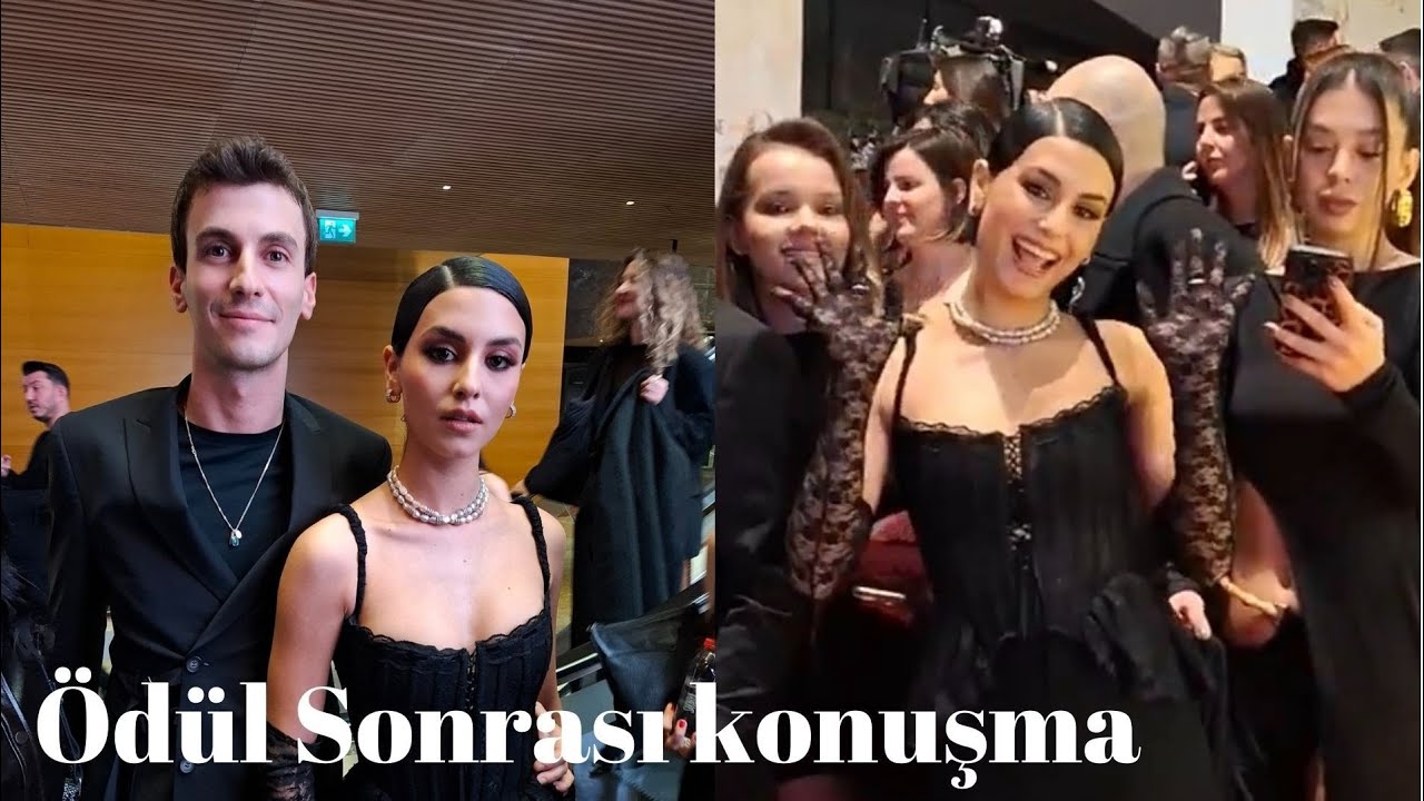 Rojbin Erden ve Bertan Asllani Altın Kelebek töreni sonrası basın açıklaması