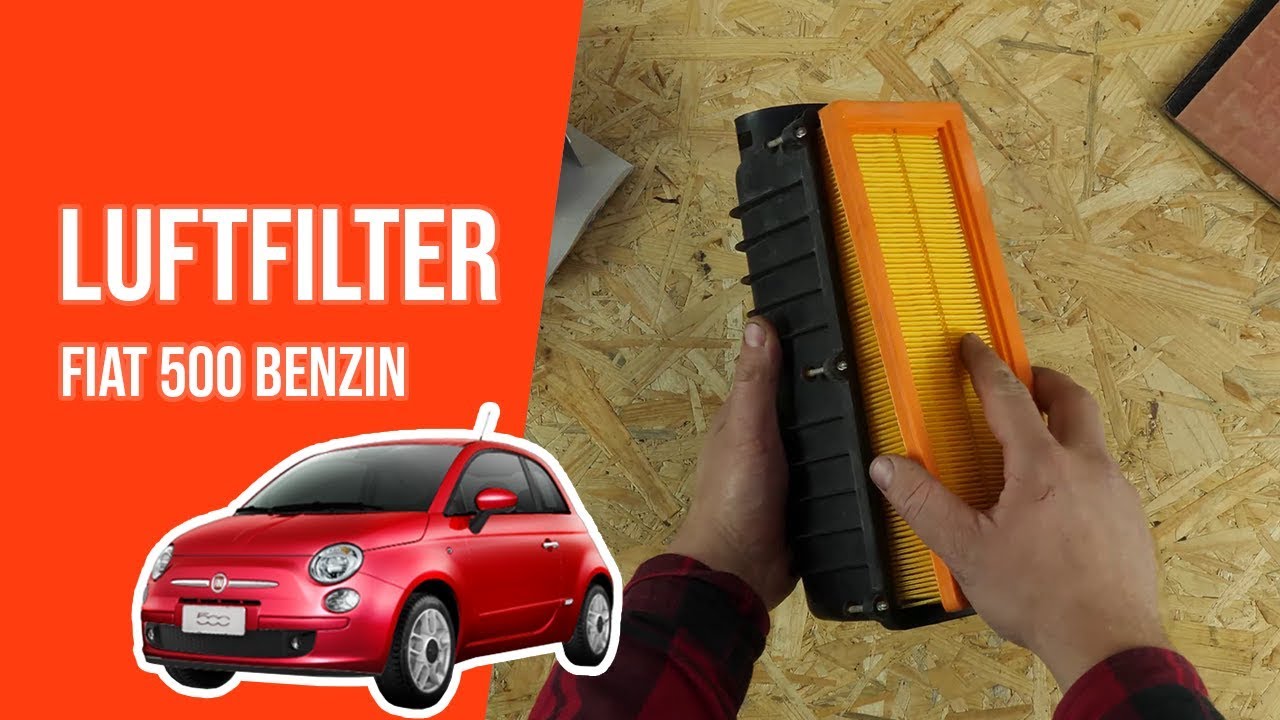 Wie FIAT 500 1.2 8V Luftfilter wechseln 💨