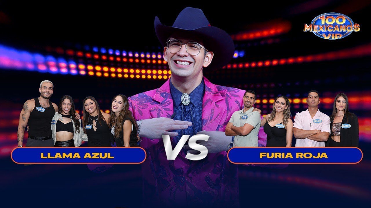¡Exatlón se hace presente!💪🏻 Llama Azul se enfrenta a la Furia Roja🤩 | 100 Mexicanos VIP