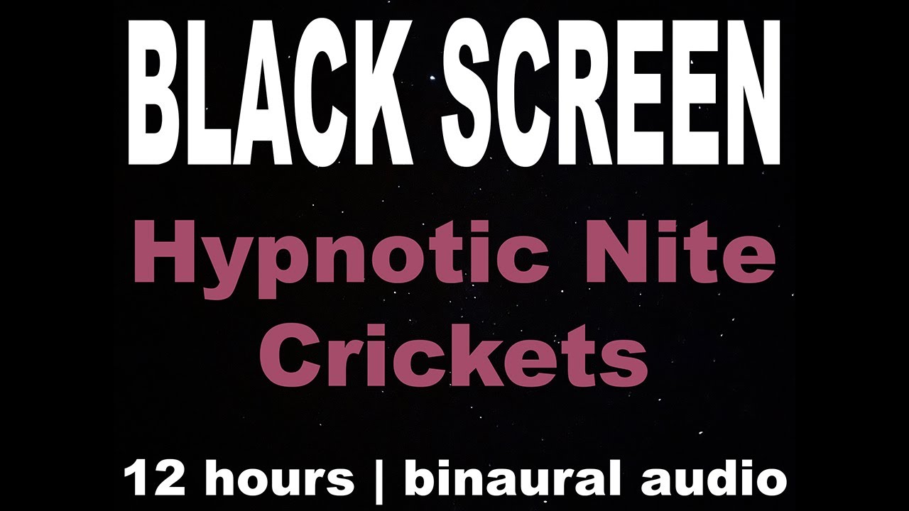 Relaxing Evening Crickets | binaural field recording | ASMR Environmental Nature Sounds for Sleeping