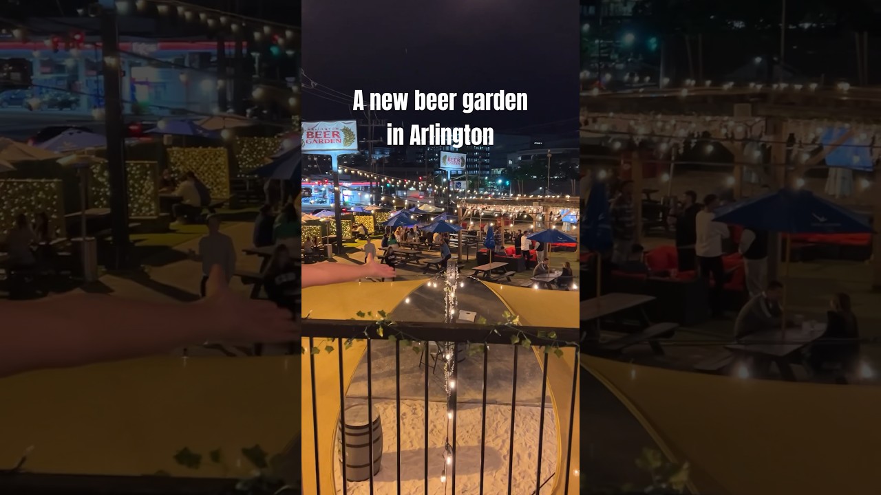 A new beer garden in Arlington, VA - 📍 Arlington Beer Garden #arlingtonva #beergarden #dmvfoodie