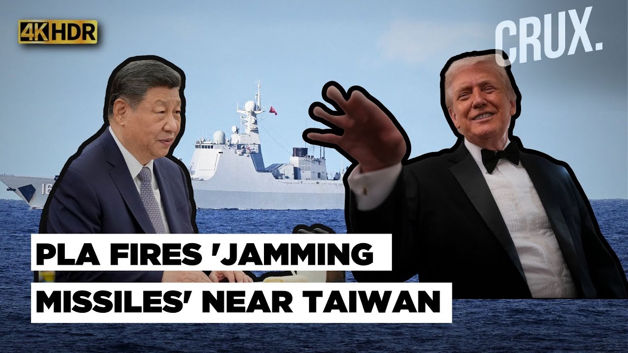 China Aims Jamming Missiles At Foreign Jets As Russia Pledges 'Unwavering' Support On Taiwan  | 4k