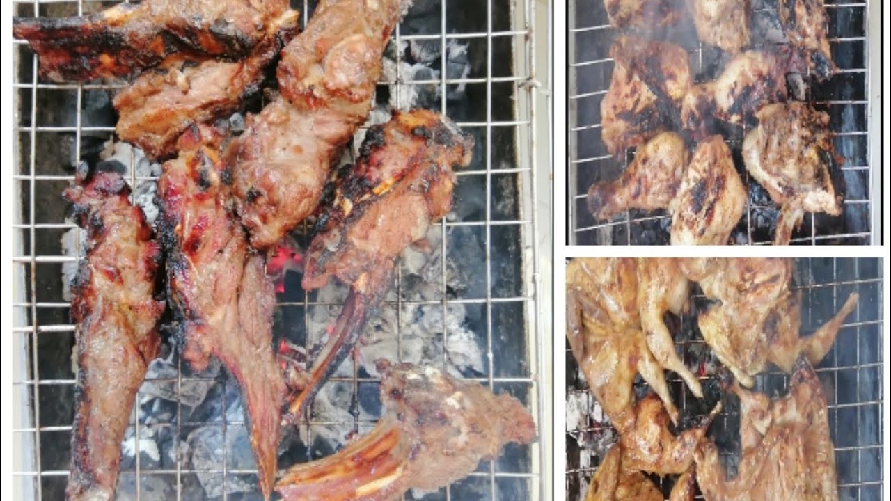 طريقه شوي (الفراخ والريش والسمان) ع الفحم مع سر طعم تتبيله المطاعم🍗🥩