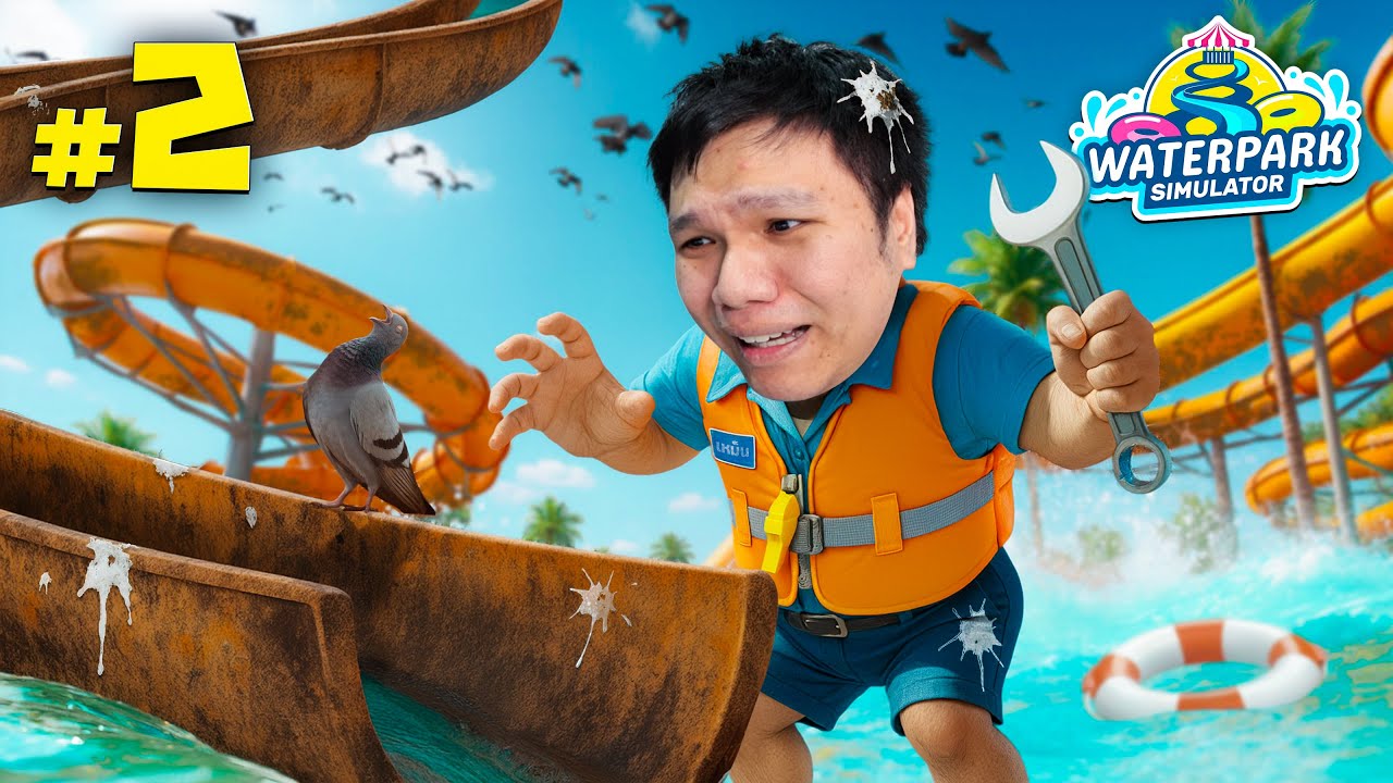 เกิดแต่กับเหม็น สวนน้ำที่วุ่นวายที่สุด #2 | Waterpark Simulator