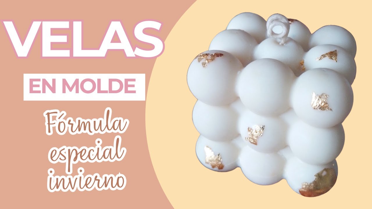 Cómo hacer Velas de molde  (que no se partan) -  #velasartesanales #manualidades #ceradesoja