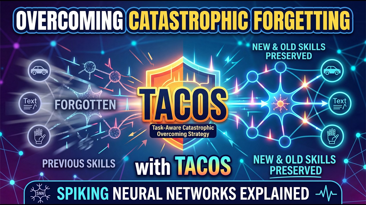 Overcoming Catastrophic Forgetting with TACOS | Spiking Neural Networks Explained