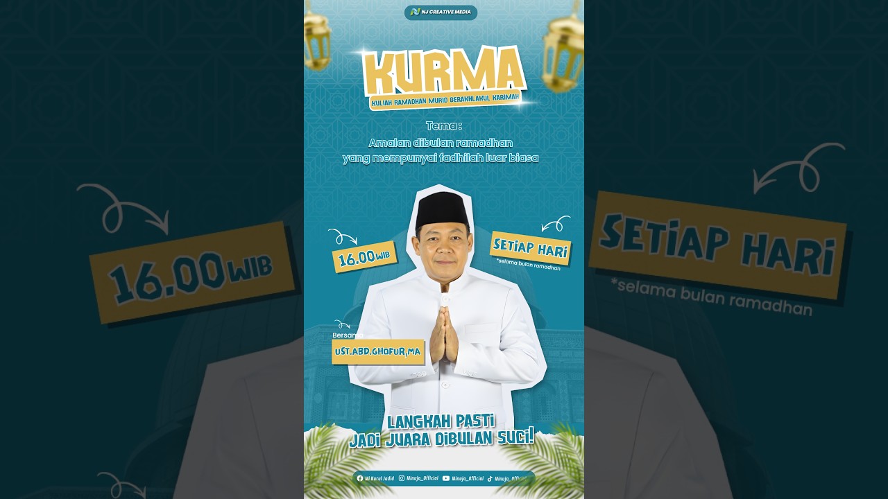 KURMA EPS 2 - AMALAN DI BULAN SUCI RAMADHAN YANG MEMPUNYAI FADHILAH LUAR BIASA