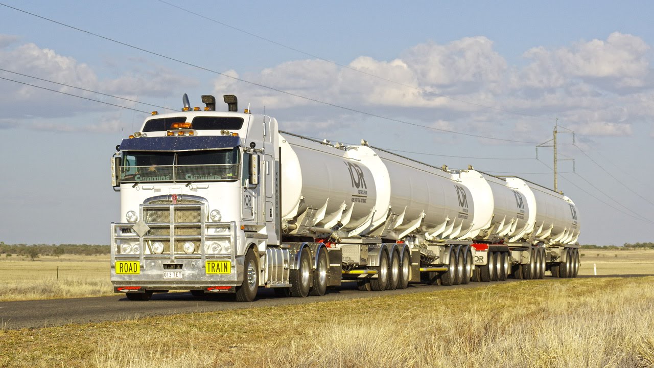 Road Trains at Hughenden : Queensland, Australia