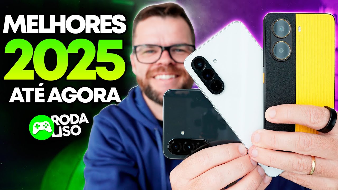 Top 5 MELHORES celulares para JOGAR em 2025 (até agora) // RODA LISO