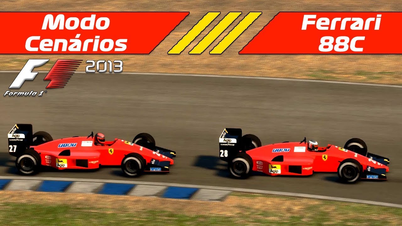 F1 2013 - MODO CENÁRIO CLÁSSICOS - FERRARI 1988 - JEREZ DE LA FRONTERA | Jogos Clássicos | #50K