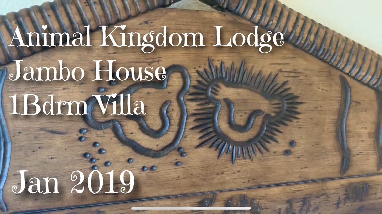 Animal Kingdom Lodge Jambo House One Bedroom Villa Standard View Jan2019