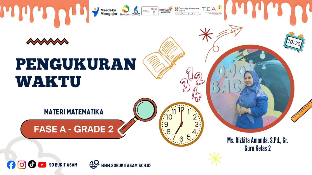 Math Grade 2 - Pengukuran Waktu - Oleh Ms.Kiki
