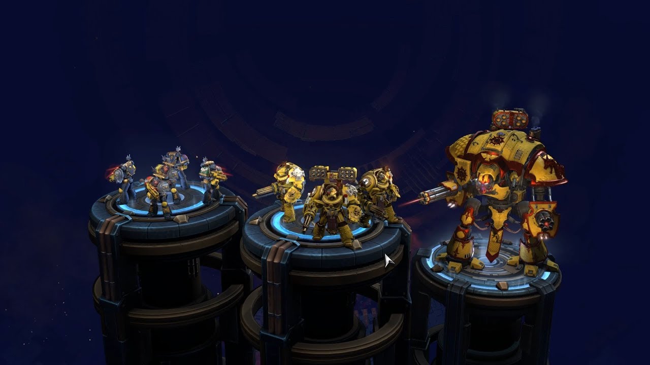 Space Marines (Imperial Fists) vs Orks (Blood Axes), 3v3, Hard AI - Warhammer 40 000: Dawn Of War 3