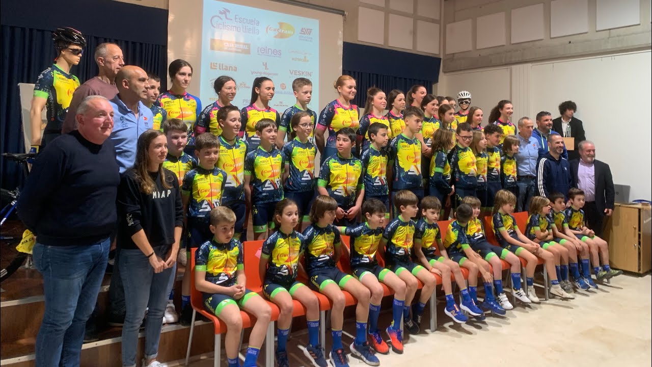 GALA PRESENTACIÓN TEMPORADA 2024 ESCUELA DE CICLISMO VIELLA Y EQUIPO FEMENINO VIELLA-GUTTRANS