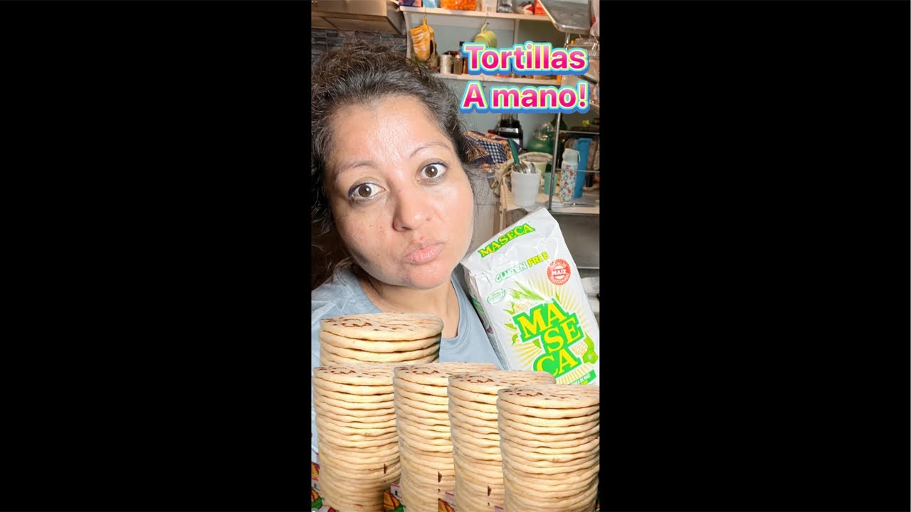 Tortillas a mano para una semana/ tortillas de Maseca  #tortillas