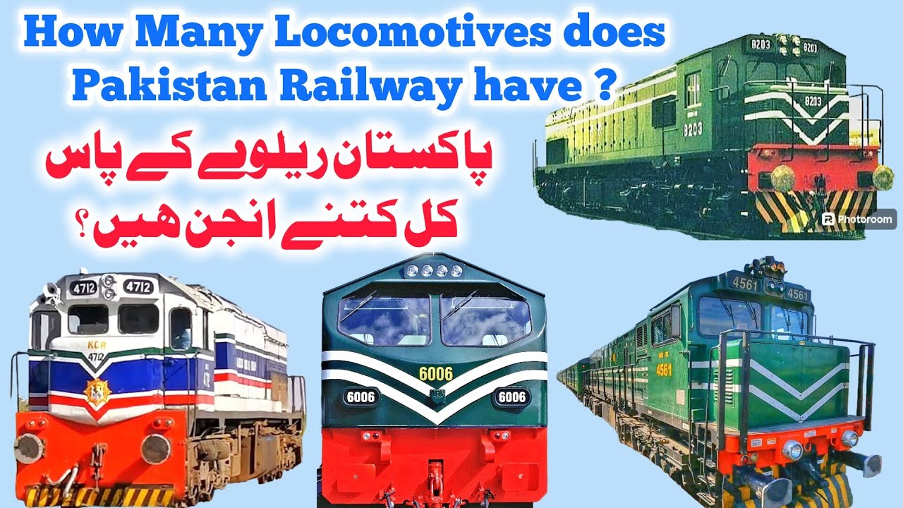 How Many Locomotives does Pakistan Railway Have ? #railway #facts