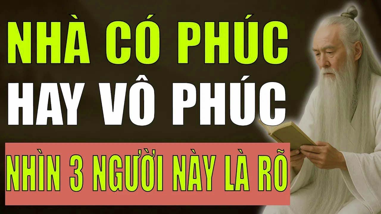 Cổ Nhân Dạy    Nhà Có Phúc Hay Không Phụ Thuộc 3 Người Này   Điều Tinh Hoa