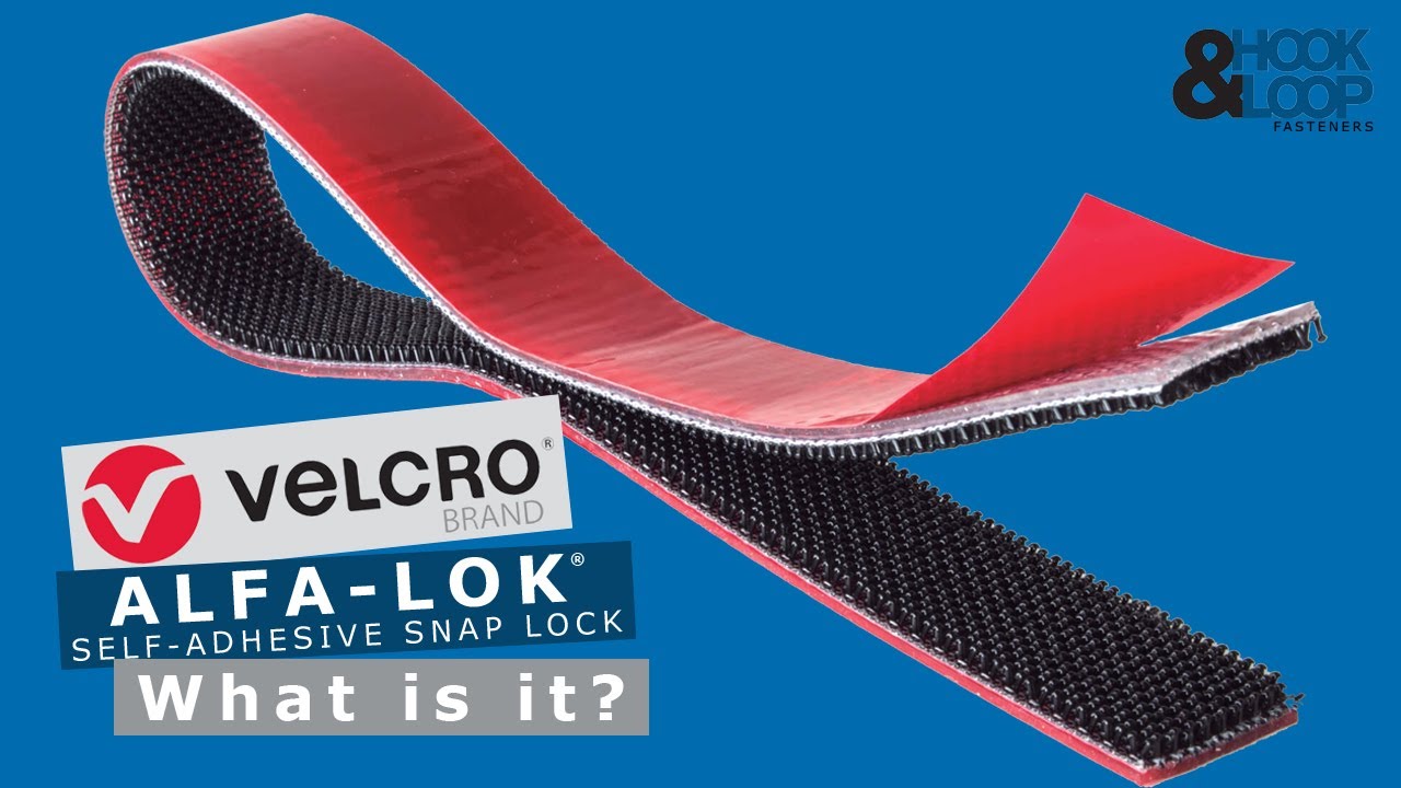 VELCRO® Brand ALFA-LOK® Self-Engaging Self Adhesive Tapes, 5345, 5310 and 6411