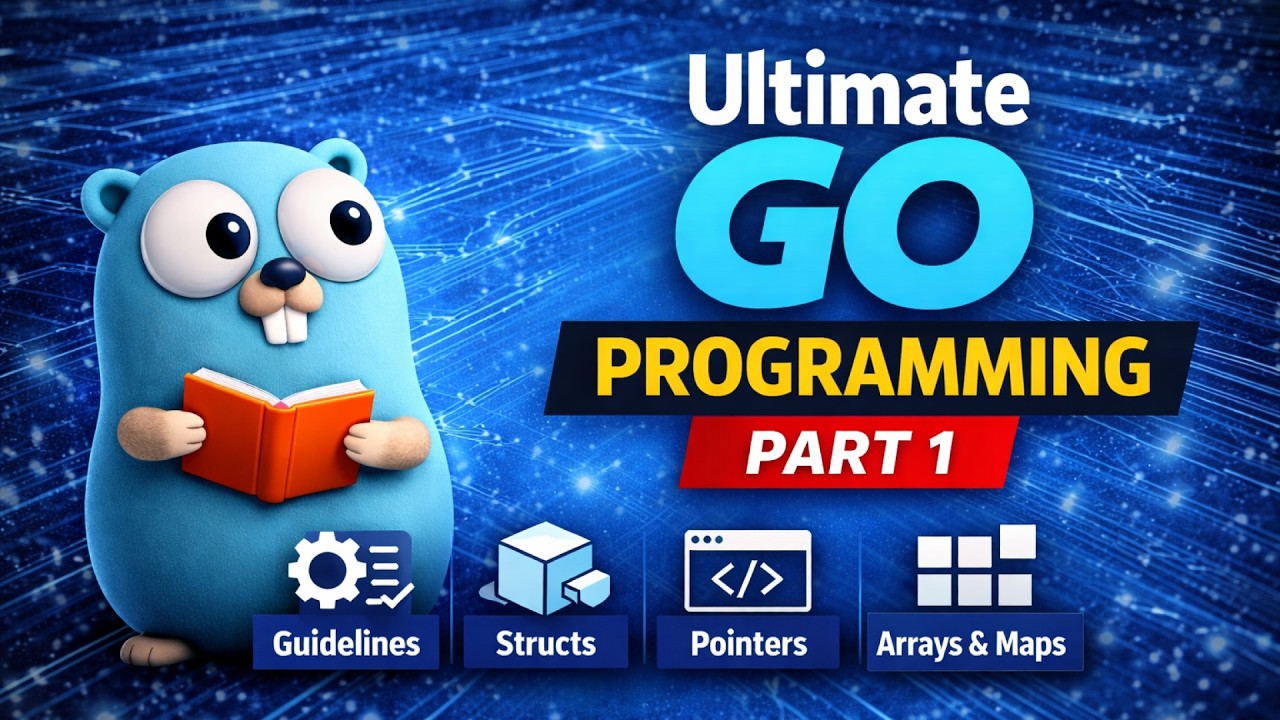 Ultimate Go Programming Course Part 1 | Golang Fundamentals, Syntax, Data Structures & Interfaces