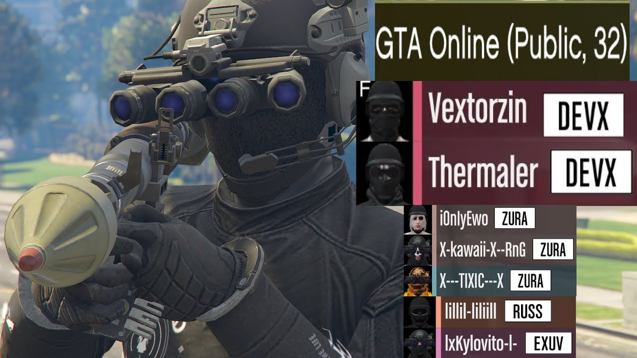 Сражаемся с кучей трайхардов вместе с @PeacefulLemon — GTA Online