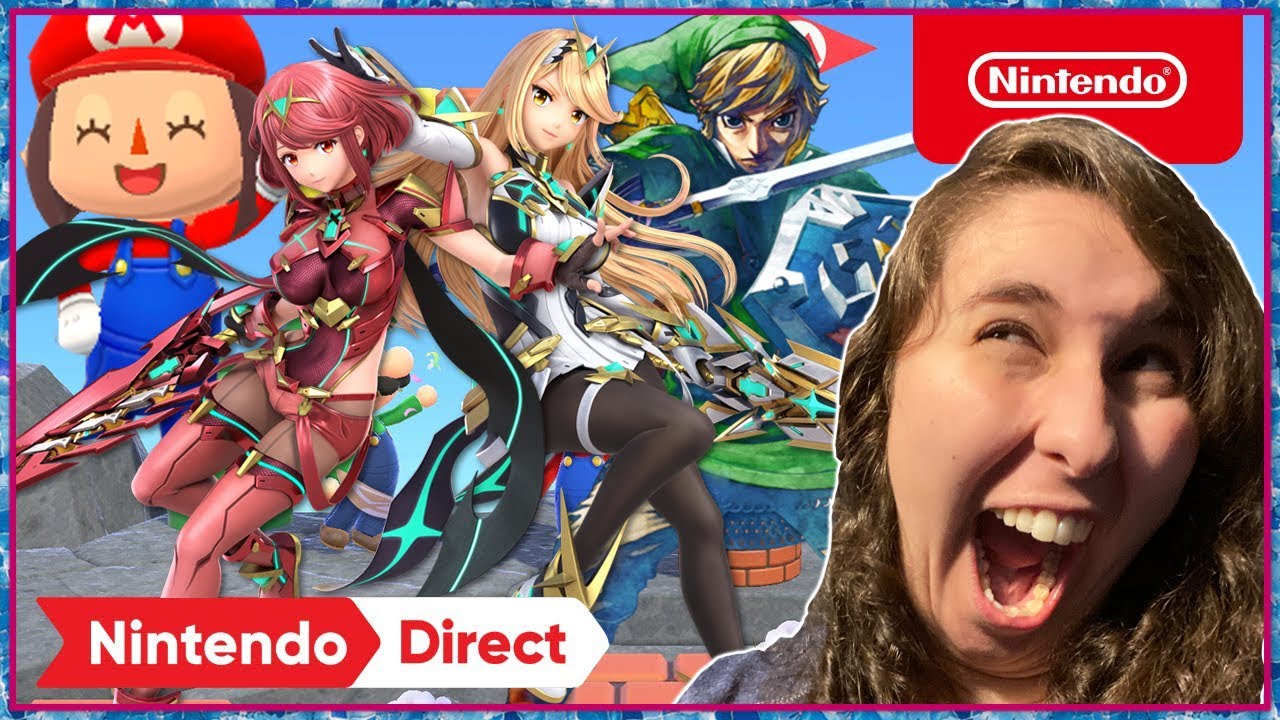 PYRA/MYTHRA IN SMASH , Zelda & MORE - LIVE REACTION - Nintendo Direct 02.17.2021 - SuperGirlKels