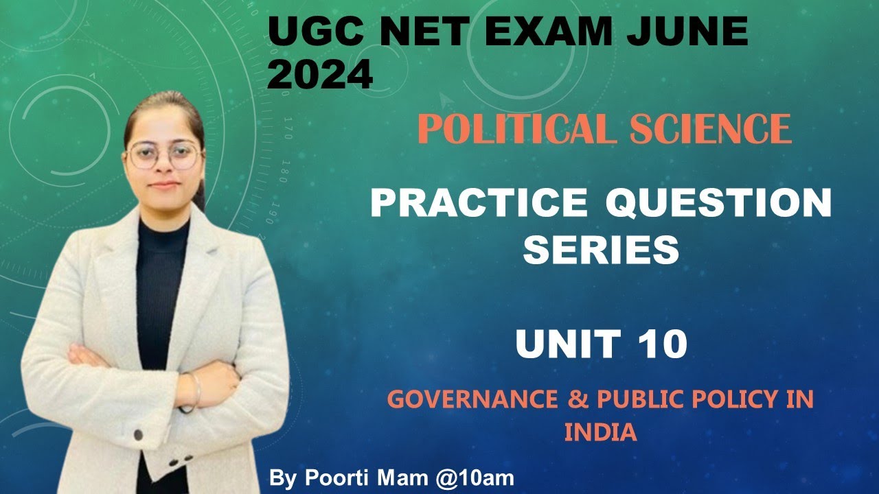 Question Practice Political Science By Poorti Mam | UGC NET/JRF 2024 | SET Exam