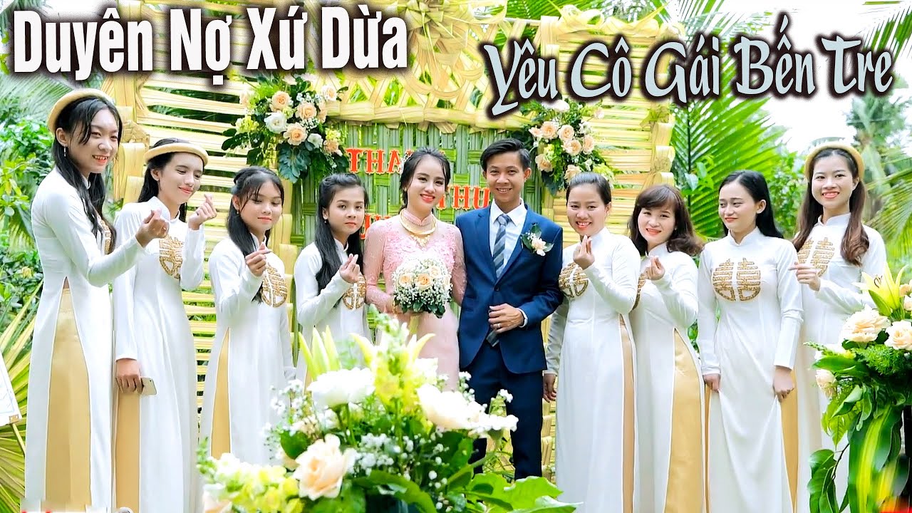 Lễ Hỏi Cô Dâu Bến Tre Đáng Yêu / Cổng Cưới Lá Dừa Đậm Chất Quê Hương Xứ Dừa