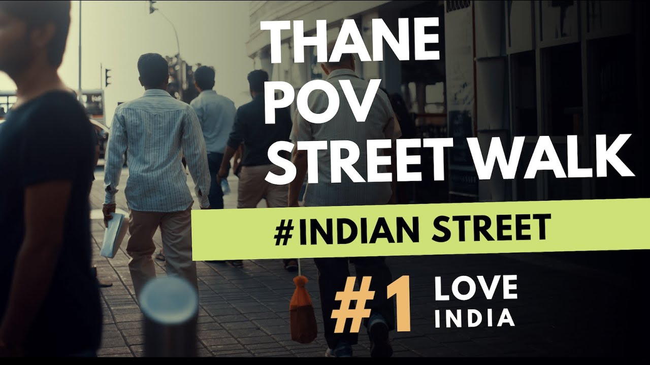 Thane Street View | POV Street Walk in 4K (Point of view)